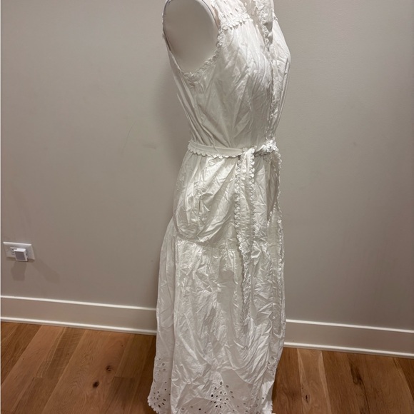 Avec Les Filles White Eyelet Lace Maxi Dress NOT for Sale - Picture 4 of 8